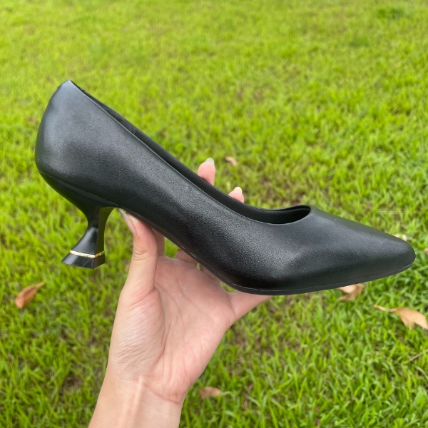 Giày Cao Gót Mũi Nhọn Gót Trụ Sang Trọng - Ảnh 10